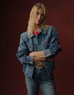 Wrangler® x Cherry Denim Shirt Jacket | Wrangler® x Cherry | Wrangler®